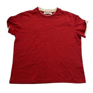 Wales Bonner Horizon T Shirt in Red